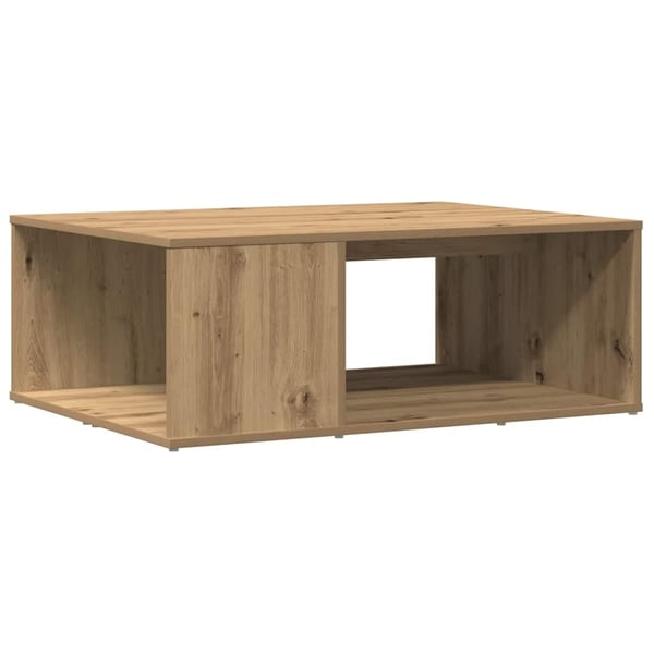 vidaXL sofabord 90x67x33 cm konstrueret træ kunsteg