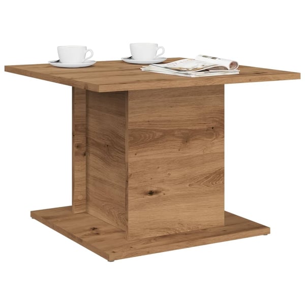 vidaXL sofabord 55,5x55,5x40 cm konstrueret træ kunsteg