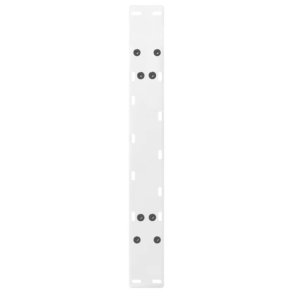 vidaXL Salongbordben A-formet 2 stk hvit 60 x (42-43) cm stål