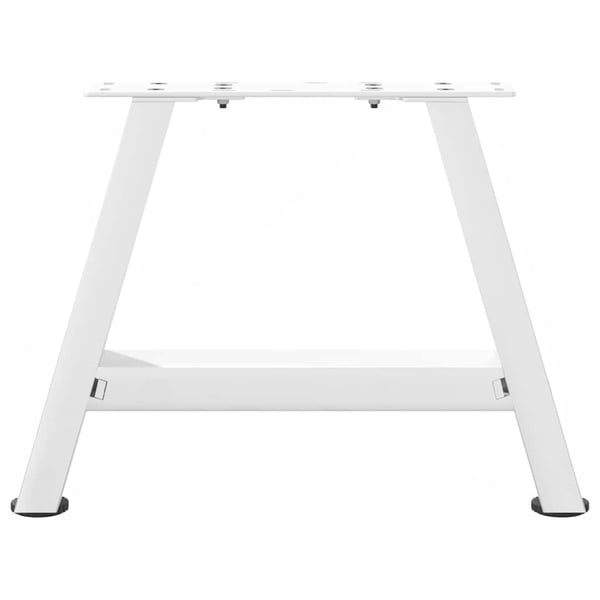 vidaXL sofabordsben A-formet 2 stk. hvid 30x(30-31) cm stål