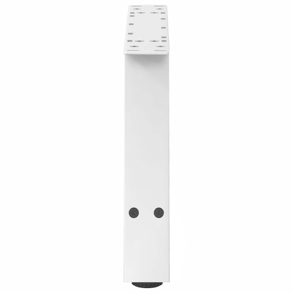 vidaXL Salongbordben A-formet 2 stk hvit 70x(30-31) cm stål