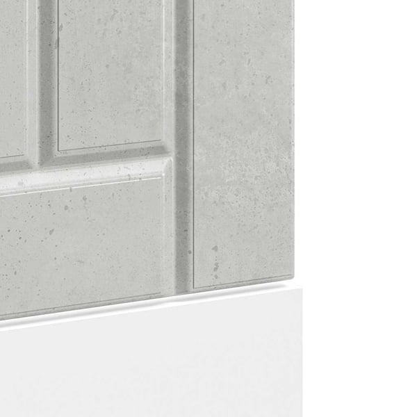 vidaXL opvaskemaskinepanel Lucca konstrueret træ beton grå