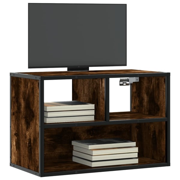 vidaXL TV-taso savutammi 60x31x39,5 cm tekninen puu ja metalli