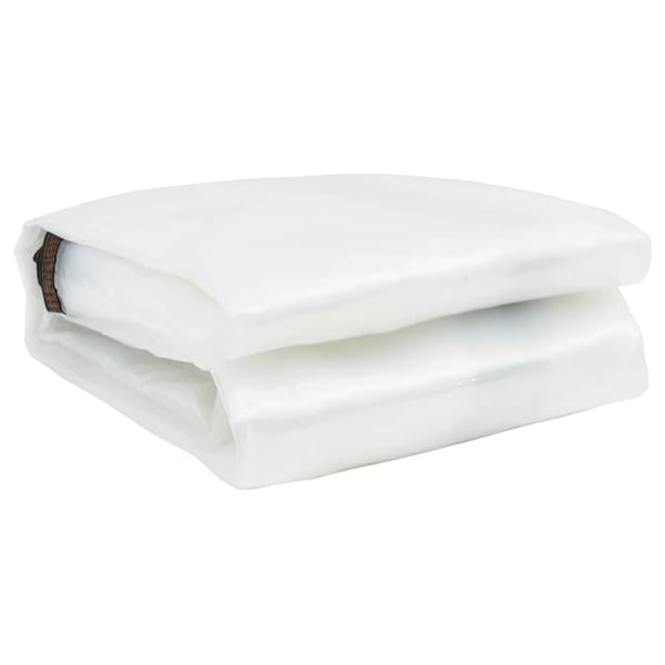 vidaXL kirkas suojapeite silmukoilla 8x8 m polyeteeniä