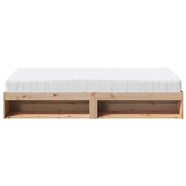 vidaXL daybed med madras 90x190 cm massivt fyrretræ