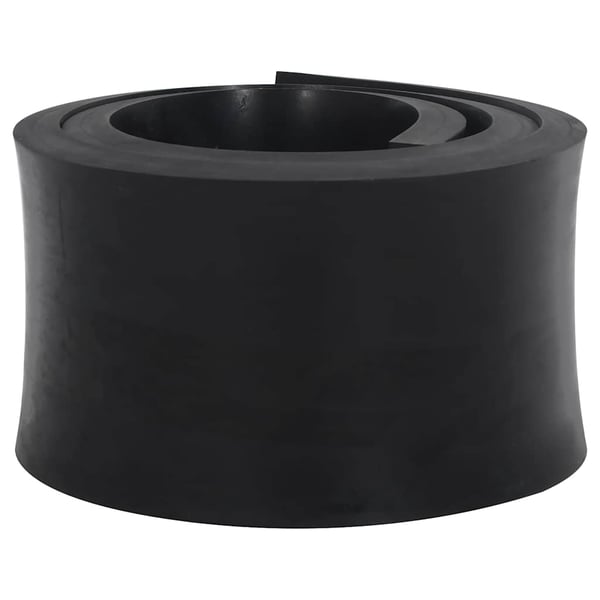vidaXL kumireuna lumiauralle Musta 200x15x2 cm