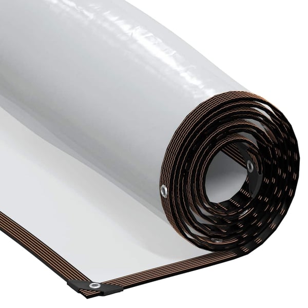 vidaXL kirkas suojapeite silmukoilla 2x6 m polyeteeni