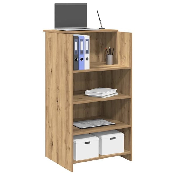 vidaXL receptionsskranke kunsteg 55x50x103,5 cm konstrueret træ