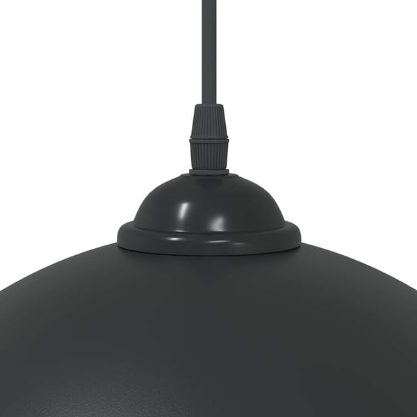 vidaXL Pendellamper 2 stk høydejusterbar E27 svart Ø 30 cm metall