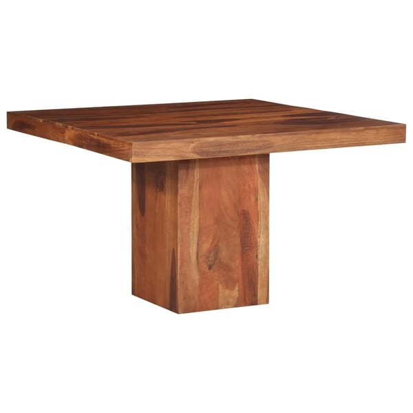 vidaXL spisebord 120x120x77 cm massivt akacietræ