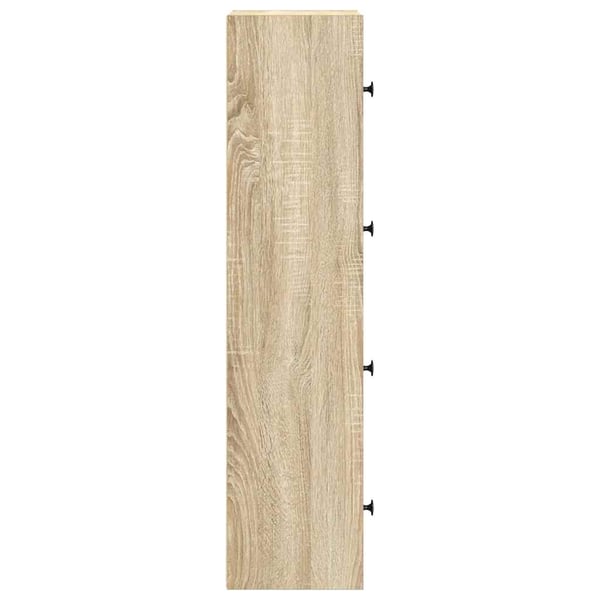 vidaXL Bokhylle sonoma eik 40x24x102 cm konstruert tre