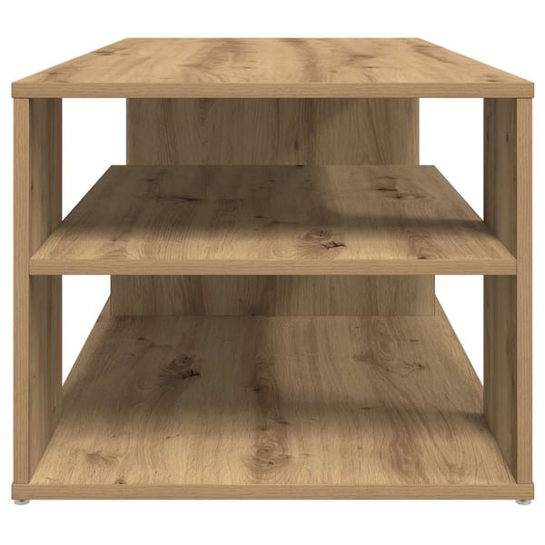 vidaXL Salongbord artisan eik 100x50x40 cm konstruert tre
