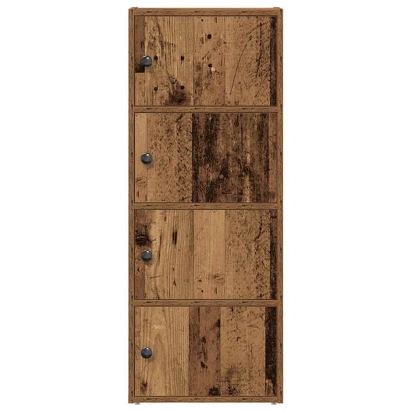 vidaXL Bokhylle gammelt tre 40x24x102 cm konstruert tre