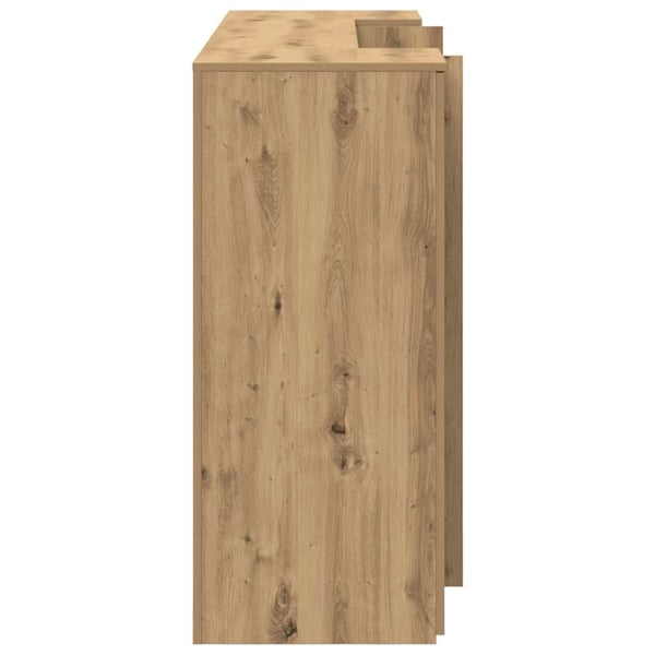 vidaXL Resepsjonspult artisan eik 180x50x103,5 cm konstruert tre