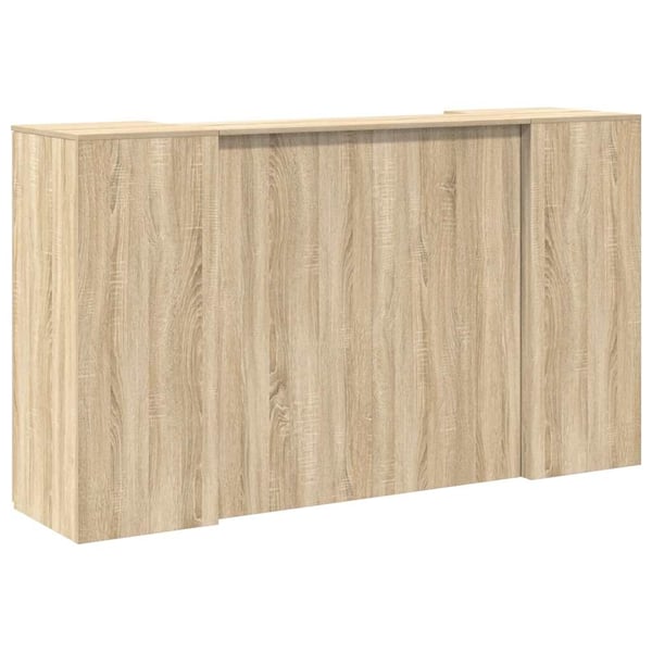 vidaXL Resepsjonspult sonoma eik 180x50x103,5 cm konstruert tre