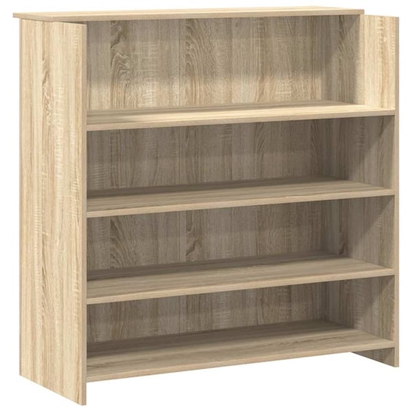 vidaXL Resepsjonspult sonoma eik 180x50x103,5 cm konstruert tre