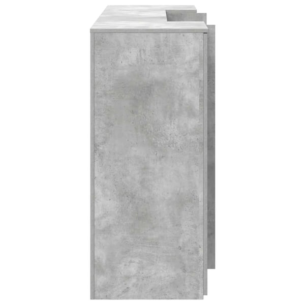 vidaXL receptionsskranke 200x50x103,5 cm konstrueret træ beton grå