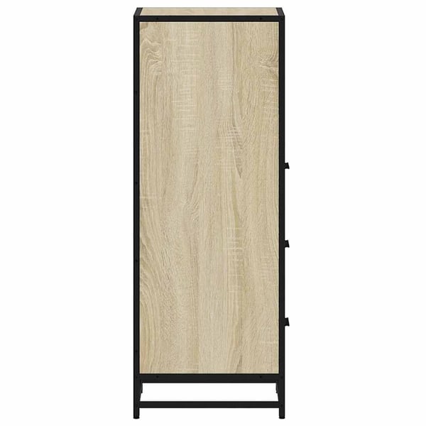 vidaXL Baderomsskap sonoma eik 35x37,5x100 cm konstruert tre