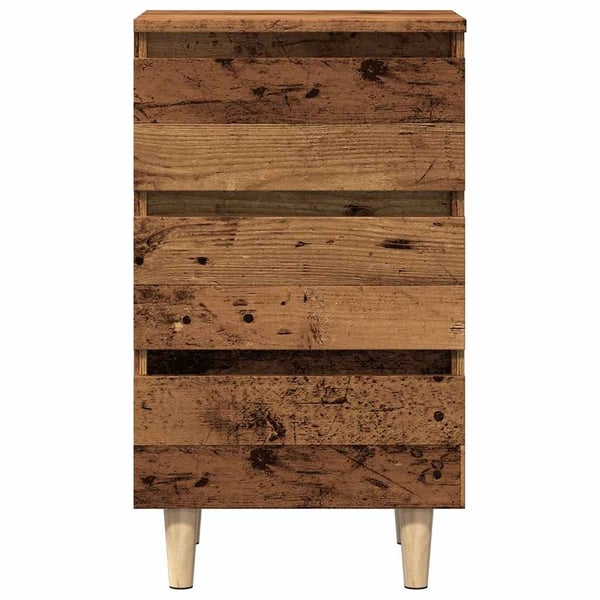 vidaXL Nattbord gammelt tre 40x35x69 cm konstruert tre