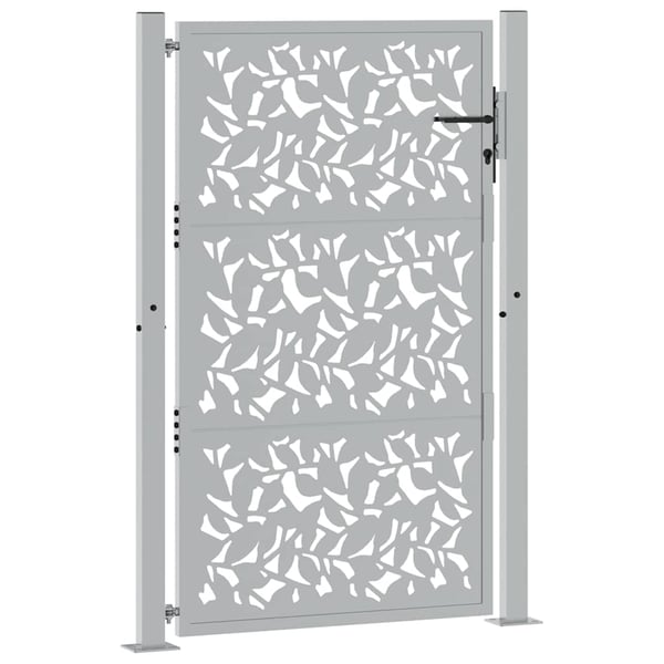 vidaXL havelåge 100x150 cm vejrbestandigt stålbladdesign