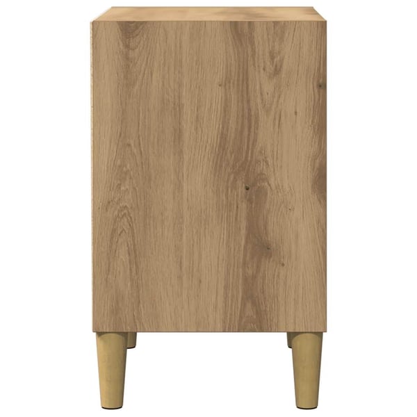 vidaXL Nattbord 2 stk artisan eik 40x30x50 cm konstruert tre