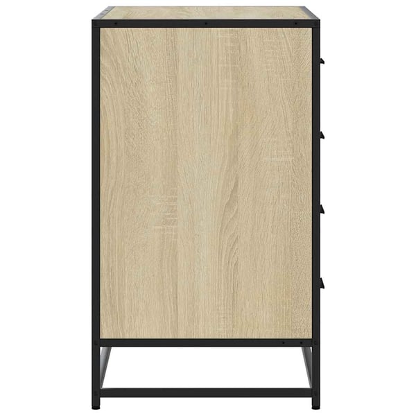 vidaXL skuffeskab 70x41x70 cm konstrueret træ sonoma-egetræsfarvet