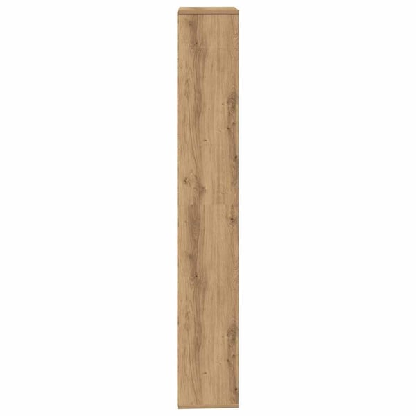 vidaXL bogreol 157x24x160 cm konstrueret træ kunsteg