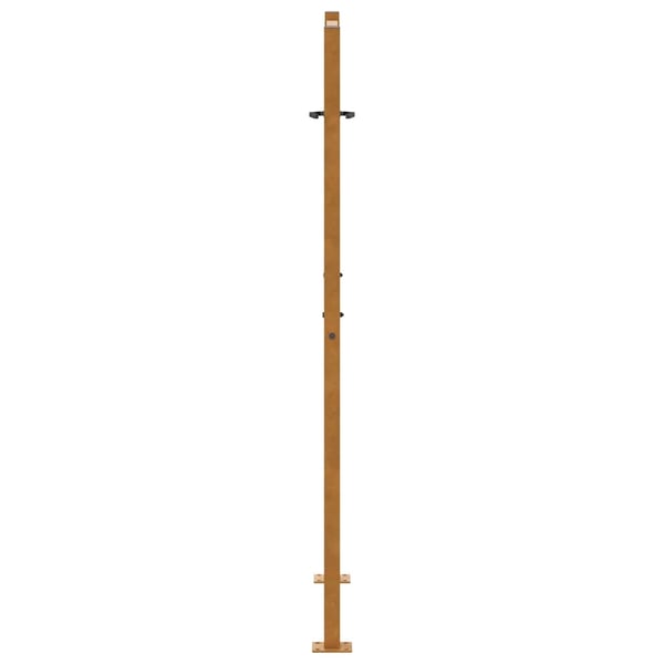 vidaXL Puutarhan portti 100x150 cm säänkestävä teräs valodesign