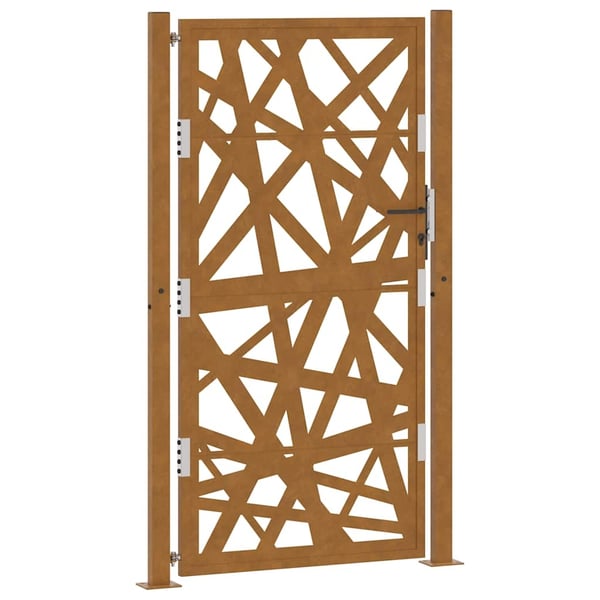 vidaXL Hageport 100x175 cm værbestandig stållampedesign