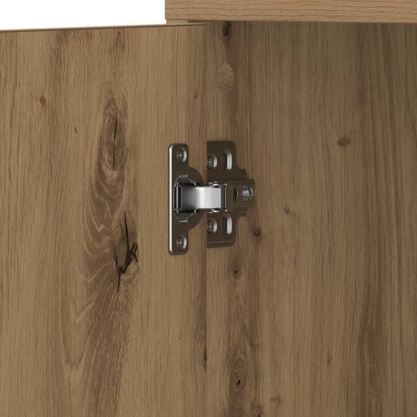 vidaXL Baderomsskap artisan eik 30x30x183,5 cm konstruert tre