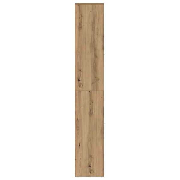 vidaXL Baderomsskap artisan eik 30x30x183,5 cm konstruert tre