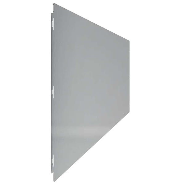 vidaXL Plenkanter 20 stk 25x103 cm galvanisert stål