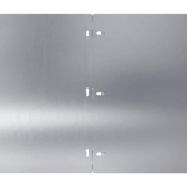 vidaXL Plenkanter 20 stk 25x103 cm galvanisert stål