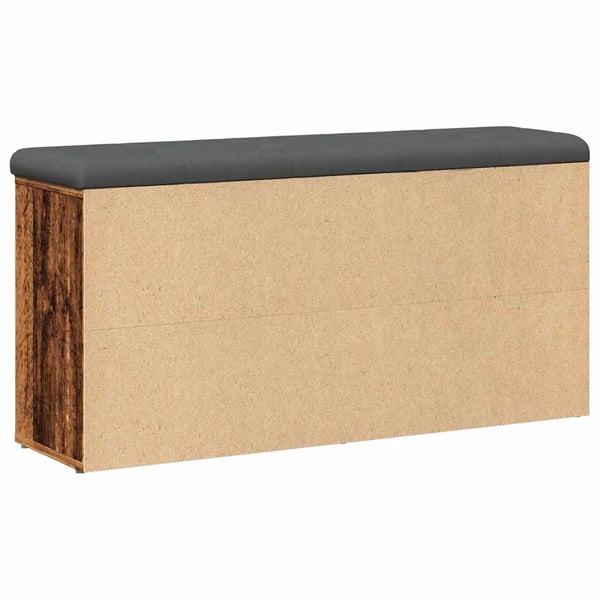 vidaXL Kenkäteline vanha puu 102x32x50 cm tekninen puu