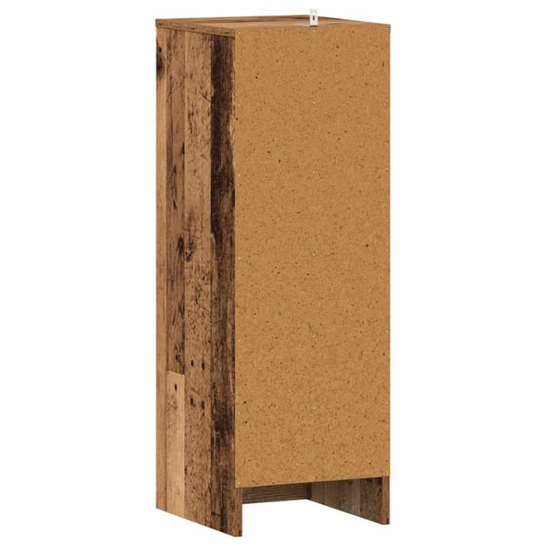 vidaXL Skoskap artisan eik 32x35x92 cm konstruert tre