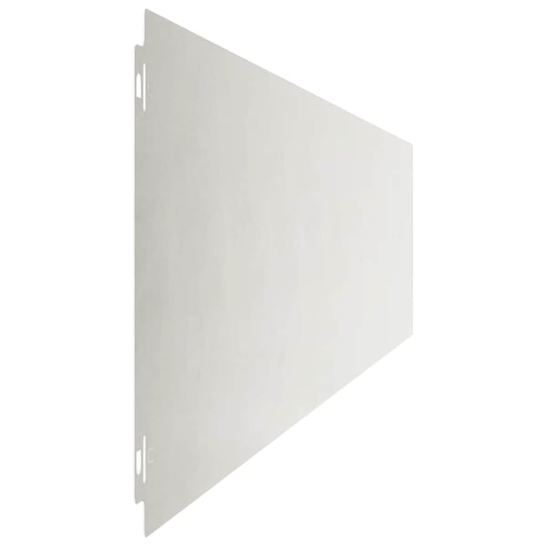vidaXL Plenkanter 10 stk 20x103 cm rustfritt stål