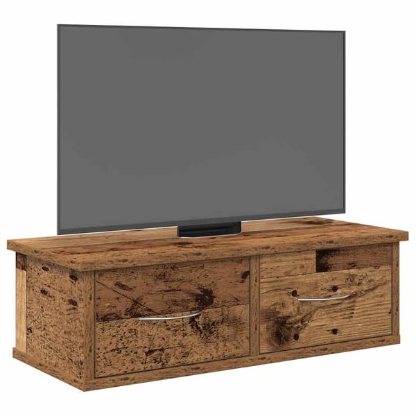 vidaXL Seinäkaappi vanha puu 60x26x18,5 cm tekninen puu