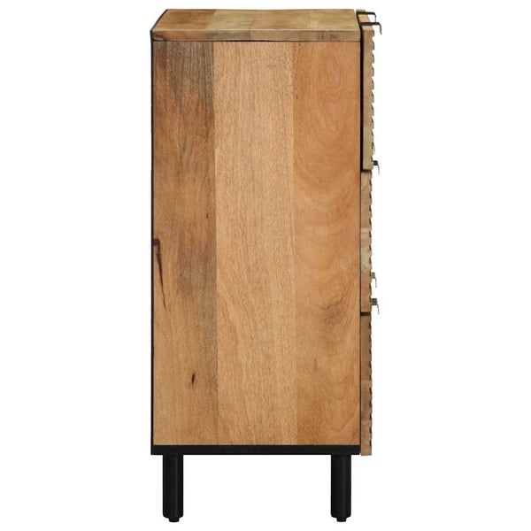 vidaXL Skjenk brun 60x33x75 cm heltre mango