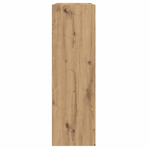 vidaXL Bokhylle/skjenk artisan eik 66x30x98 cm konstruert tre