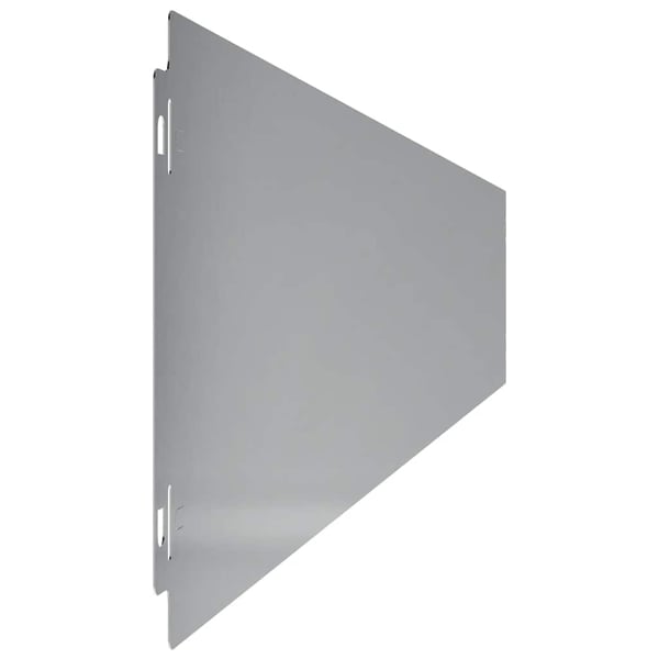 vidaXL Plenkanter 10 stk 15x103 cm galvanisert stål