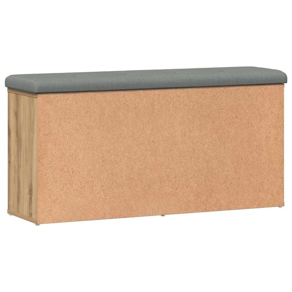 vidaXL skobænk 102x32x50 cm konstrueret træ kunsteg