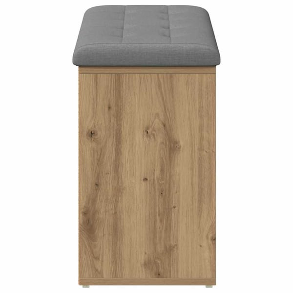 vidaXL skobænk 102x32x50 cm konstrueret træ kunsteg