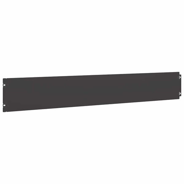 vidaXL Plenkanter 10 stk svart 15x103 cm kaldvalset stål