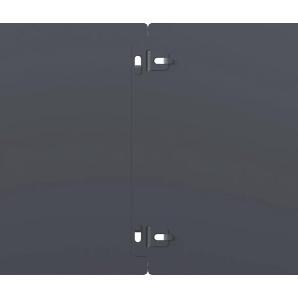 vidaXL Plenkanter 30 stk antrasitt 20x103 cm kaldvalset stål