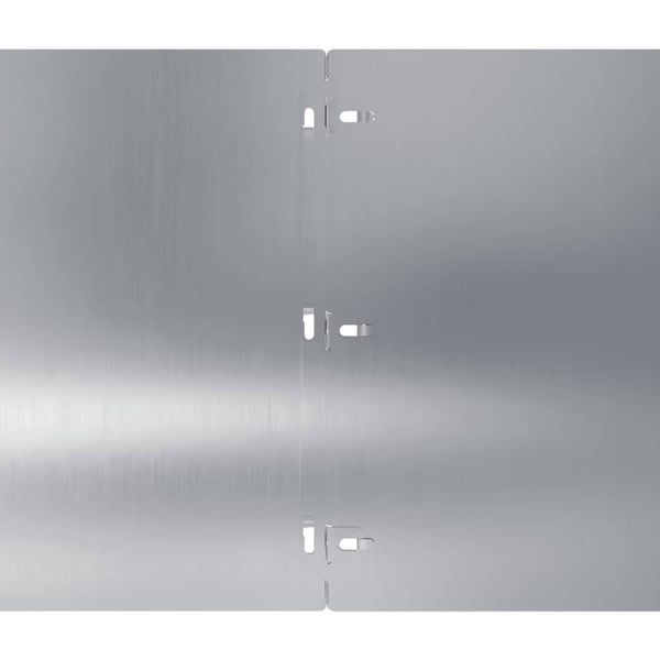 vidaXL Plenkanter 10 stk 25x103 cm galvanisert stål