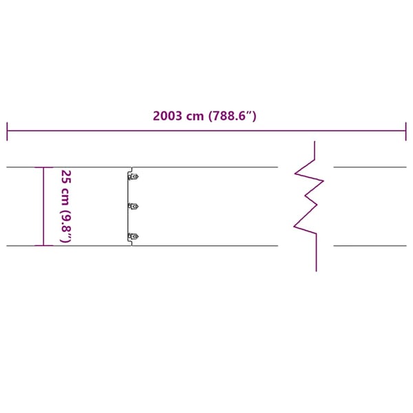 vidaXL Plenkanter 20 stk hvit 25x103 cm kaldvalset stål