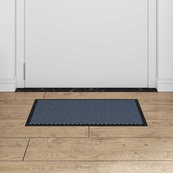 vidaXL Dörrmatta blå 40x60 cm