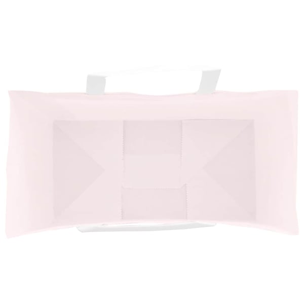 vidaXL papirposer 50 stk. med håndtag 21x11x31 cm lyserød