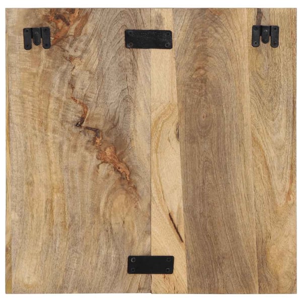 vidaXL Nattbord 50x27x50 cm grovt heltre mangotre
