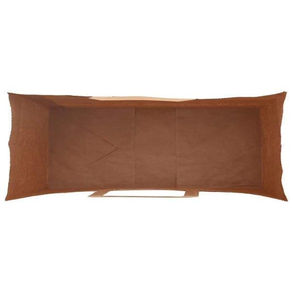 vidaXL Papirposer 250 stk med håndtak brun 32x12x42 cm